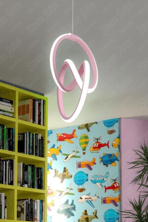 MNZ-SERENAT الوردي الحالي الأبيض LED شمعة غرفة الأطفال الصغار شمعة - Sanctum