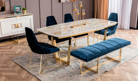 طاولة الطعام الفاخرة MNZ-Serenity - Cadde Yıldız