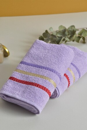 MNZ-Sergent Stripped 100% قطن منشفة مجموعة 2 MH20211944 - MaLana Havlu