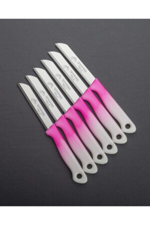 MNZ-Serrated Hit Pink Tore ثمار الخضروات و السكين مجموعة من 6 SOLINGENSTORE09 - Solingen