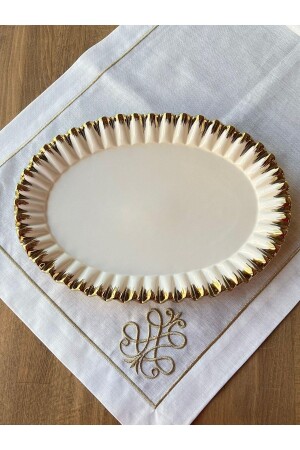 MNZ-Serving Plate Oval 01RKB GBO130 - ROY KING