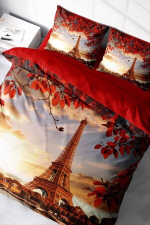 مجموعة غطاء الملفوفة المزدوجة MNZ-SET خيط القطن الصاتين 3D تصميم خاص إيفيل (بدون ورق) PERLASERA28664 - PerlaSera