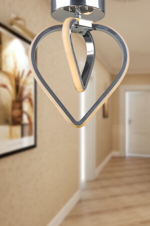 MNZ-Sevinç 3 لون LED التصوير السقف واحد شمعة كروم BEG0092BEG51 - Begüsa