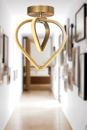 MNZ-Sevinç 3 لون LED سقف تركيب واحد شمعة القديمة BEG0092BEG51 - Begüsa