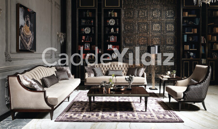 مجموعة الأريكة الفاخرة MNZ-Seyran - Cadde Yıldız