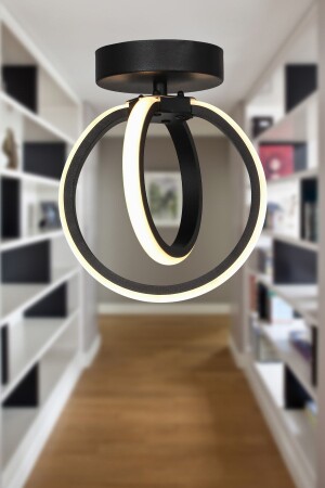 MNZ-Sezen LED سقف تركيب واحد شمعة سوداء BEG0088BEG51 - Begüsa