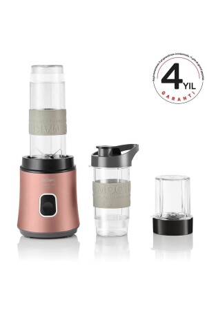MNZ-Shake'N خذ الفرح المزج الشخصي AR1101 600W وردة - Arzum