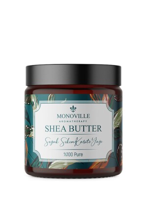 زبدة MNZ-Shea 100 مل مرطبة مطفأة برودة 100% نقية وطبيعية - Monoville