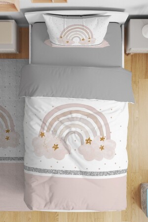 MNZ-Shining Rainbow نمط طفل واحد الأطفال غطاء غطاء مجموعة evnev00251 - Evpanya