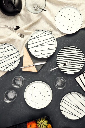 MNZ-Sideral 6 شخص كعكة مجموعة 20 سم 6 قطع 04ppo000401 04PPO000401 - Porland