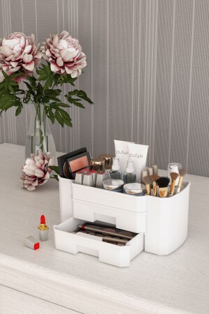 MNZ-Siena 2 سحبات التجميل و تجميل منظمة صندوق منظمة - Pufwin Home