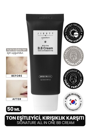MNZ-Signature خفيفة القمح جلد BB كريم SPF 50 PA ++++ 50 ML - Jigott