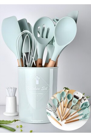 MNZ-Silicone 11-piece scoop Set مقاوم للحرارة - TeknoExpress