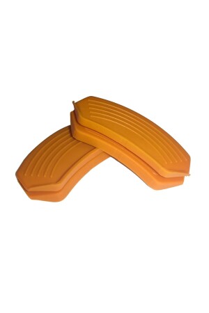MNZ-Silicone Pot Pan Holder مضاد للنيران مجموعة من الملاهي غير العصبة 9x4 سم البرتقال (1 مجموعة تتكون من 2 قطع) - Sg Design