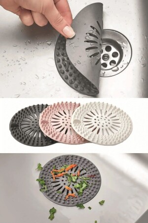 MNZ-Silicone Strainer حمام ومطبخ غطاء نفايات الغطاء غطاء الغطاء - Biterse