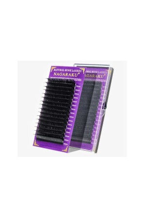 MNZ-Silk Lash C Curl 0-07 سمك 10mm طول رموش كاذبة - Nagaraku