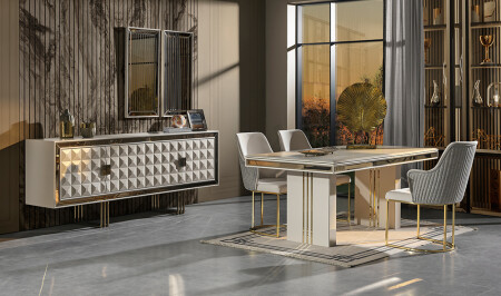 غرفة الطعام من طراز MNZ-Silk - Cadde Yıldız