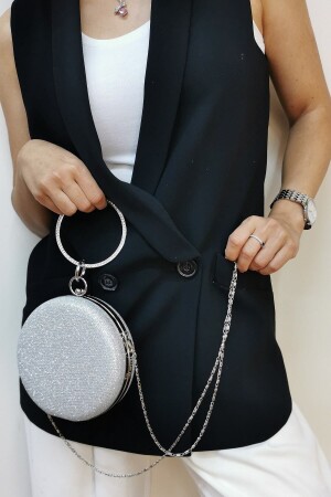 كيس ملابس مساء من نوع MNZ-Silver 259 - Nazart