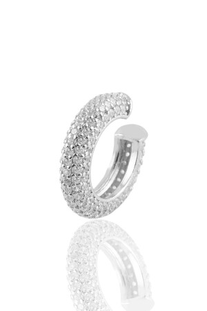 MNZ-Silver 5 Row Zircon Stone Cartilage Earring SGTL11017 - Söğütlü Silver