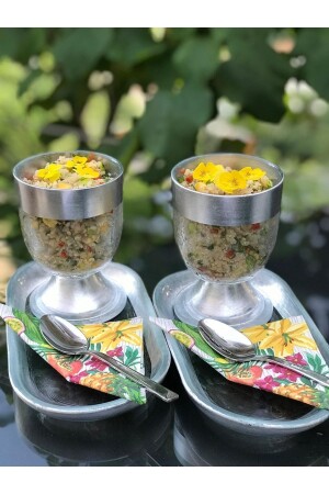 كأس عرض للكسافة من رقائق الفضة (MNZ-Silver Foil Tape) ، كأس للصوص، كأس للعشاب والكأس للطبقات (SET OF - Heritage