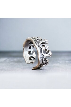 حلقة التصميم القابل للتعديل من طراز MNZ-Silver Plated Ring - Renery