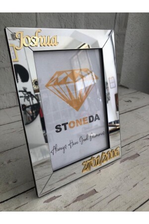 MNZ-Silver Plexiglass 10x15 الإطار المسمى للصورة PVC محمية (وضح اسمك في قسم طرح سؤال) - Trend