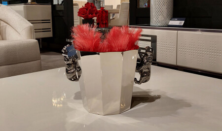 (MNZ-Silver Puma Figure Vase) - الموضوع - 20407 - Cadde Yıldız