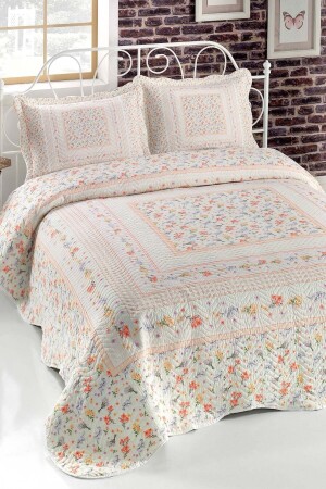 غطاء سريري مزدوج من طراز MNZ-Silvia - Örtüm