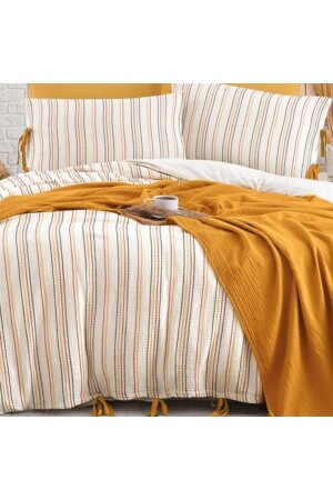 MNZ-Simena Natura القطن بيك غطاء غطاء المنتج الملك الحجم الأصفر - İdaş