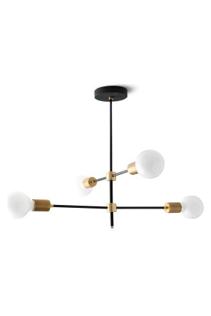 MNZ-Simge 4-piece Black Yellow Candlelier SMG-04 - BSA LIGHTING