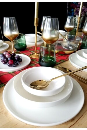 MNZ-Simple عصرية 48 قطعة طعام الخنزير المعدل ل 12 شخص TR4618 - CASA DE BELLA