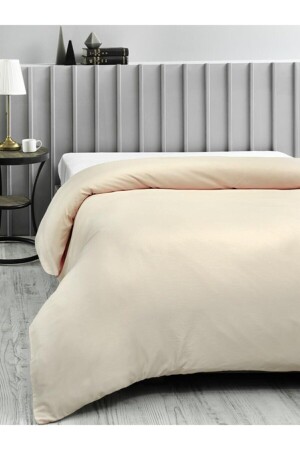 MNZ-Single 160x220 غطاء غطاء غطاء غطاء - كريم MERTM000663 - mer-tim ezberbozan ev tekstili