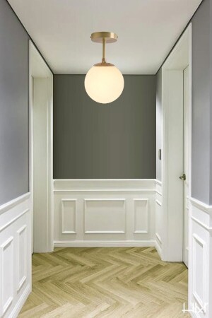 MNZ-Single Design Modern Globe Glass Chandelier - Lambadar