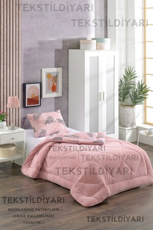 MNZ-Single Double Sided Welsoft Quilt Powder ريشة من المصفوفات - Violacasa