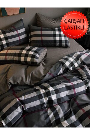 مجموعة من غطاءات القماش من نوع MNZ-Single Duvet Cover Set مع ورق مصبوحة MBT1029 - Mulberry