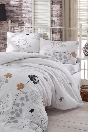 MNZ-Single Easy-Iron Duvet Cover Set Atlantis White Ep-006698 - Eponj Home