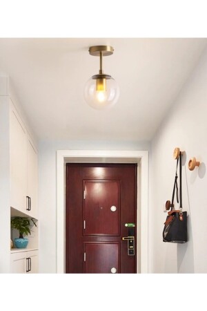 MNZ-Single تصميم حديث عسل غلوب زجاجي شمعة - Lambadar