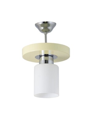 MNZ-Single Model Modern Sports Round Tray Cream Chandelier LMBDR35011 - Lambadar
