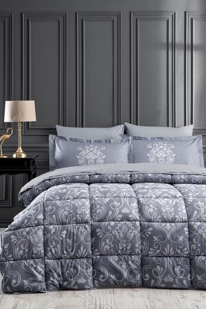 MNZ-Single Ranforce Sleeping Set Antico Anthracite - Özdilek