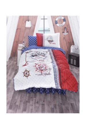 MNZ-Single Young Sleeping Set Alesta V1 أحمر - Clasy