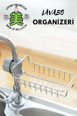 MNZ-Sink Sponge Sponge قابل للتعديل بجانب المياه المضطربة - Modo Di Bellezza