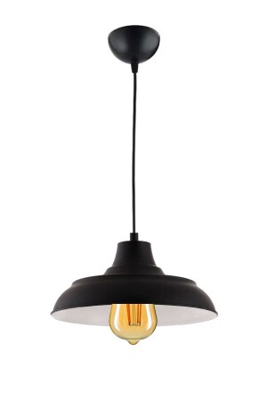 MNZ-Sinyor المعدن الحديث المنتهي الأسود مع الأبيض الداخلي مصباح العصا الكافي - المطبخ واحد الشنادل TEKİLİSİNYOR - Fer Avize