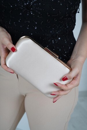 MNZ-Skin Satin Model Oval ملابس مساء ثوب النساء - Lule Bags