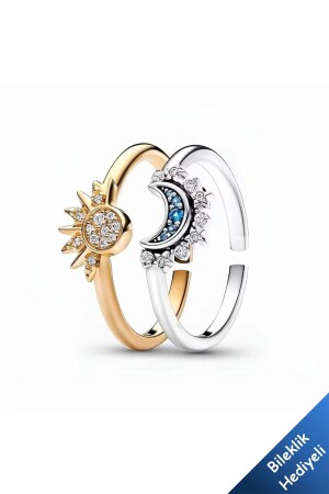 (MNZ-Sky Blue) الشمس والقمر المشرقين القمر المعدل لزوجين - The Collection