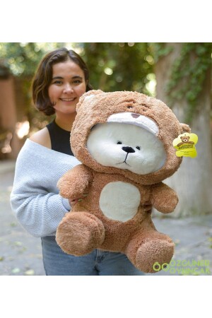 MNZ-Sleepmcuk ذو غطاء ذهبية الدببة الوسوسمية خاصة للمحبين 90 سم (100٪ محلية) - Özgüner Oyuncak