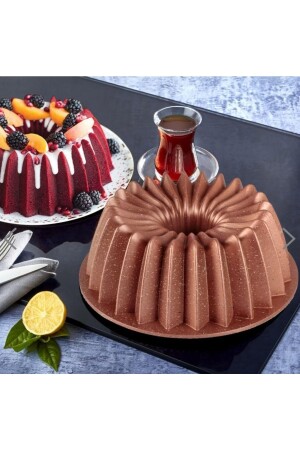 MNZ-Slice Rose Cast Cake Mold Slice Rose01 - Esta