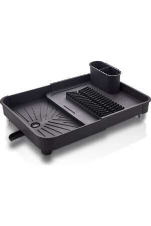 MNZ-Sliding and Collapsible Dish Rack Plate Rack Anthracite ES-M125 (منزلقة ومتطابقة) - Eslight