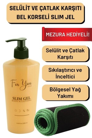(MNZ-Slim Gel) الحمل - التشدد - حرق الدهون - الحمل الإقليمي - كريم مكافحة الانشقاق والسلوليت (SET) - For You Gold