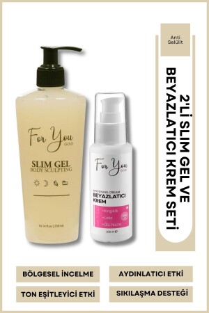 مُحترق الدهون من جيل MNZ-Slim - علامات مكافحة الإمداد - تثبيت - جيل السيلوليت و كريم تبييض - For You Gold