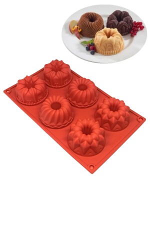 MNZ-Small Round 3 شكل كعك السيليكون HCDRM0193 - hiçdurmaal